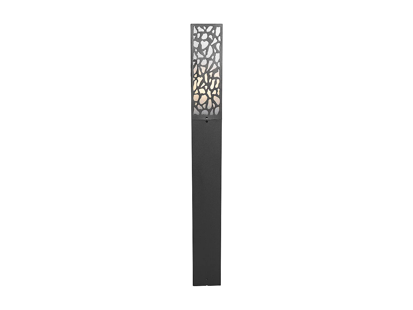 Borne extérieure moderne noire 90 cm IP44 - Nicole
