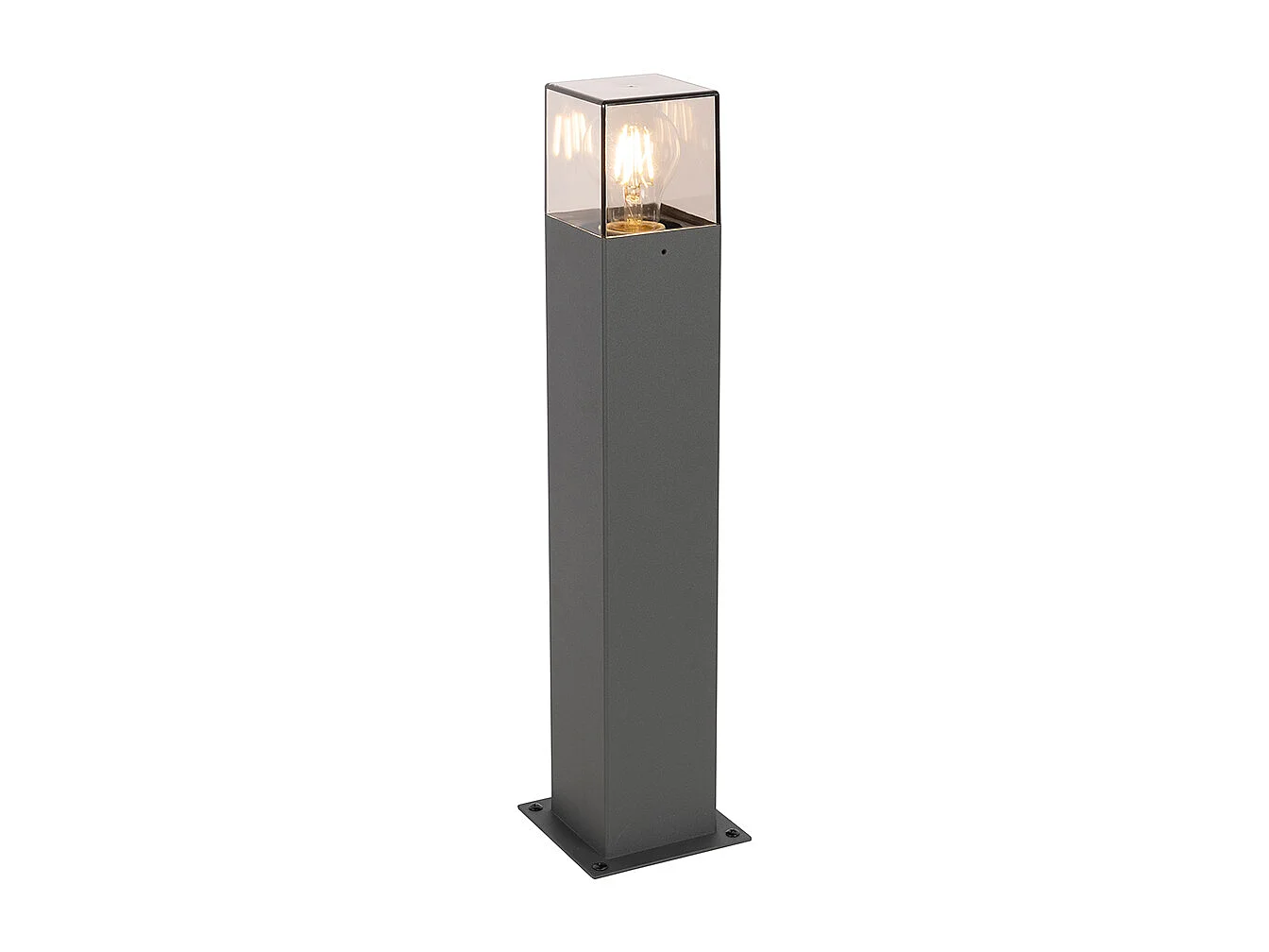 Lampadaire d'extérieur moderne 50 cm gris foncé IP44 - Danemark