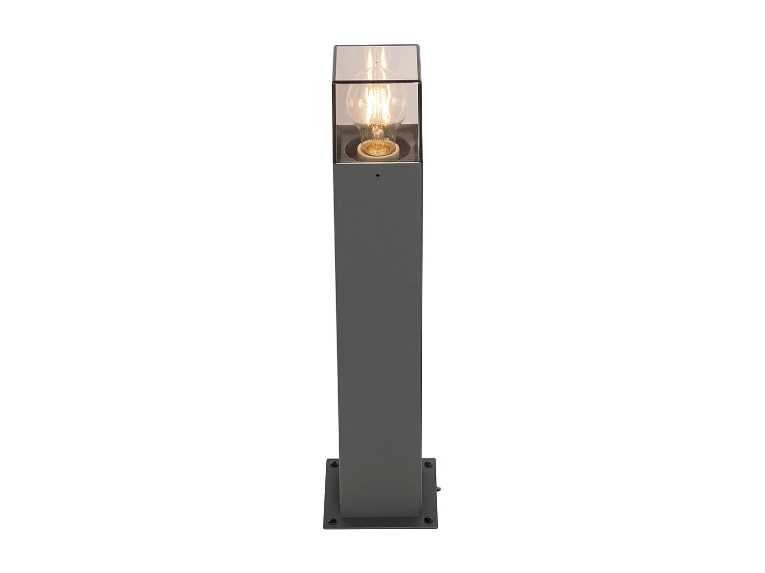 Lampadaire d'extérieur moderne 50 cm gris foncé IP44 - Danemark