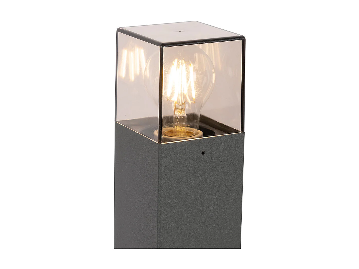 Lampadaire d'extérieur moderne 50 cm gris foncé IP44 - Danemark
