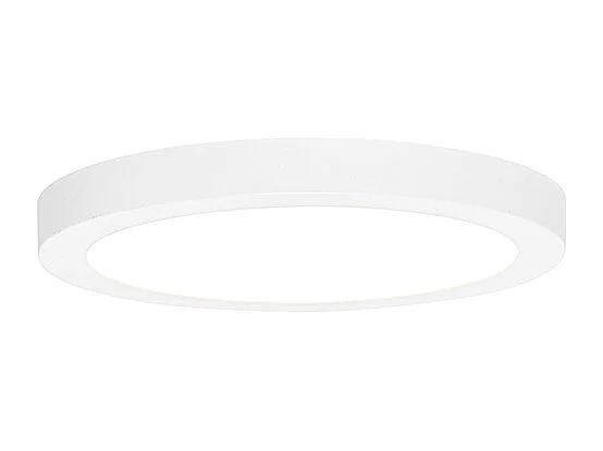 Spot encastré ou en saillie blanc 22 cm avec LED intégrée - Trans