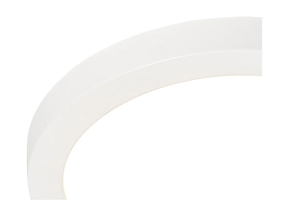 Spot encastré ou en saillie blanc 22 cm avec LED intégrée - Trans