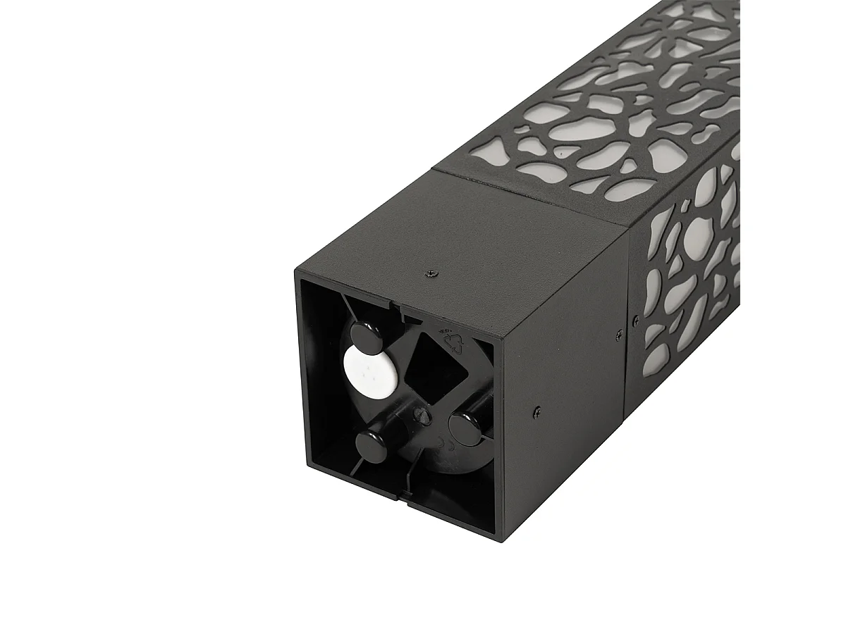 Borne d'extérieur moderne noire 40 cm IP44 - Nicole