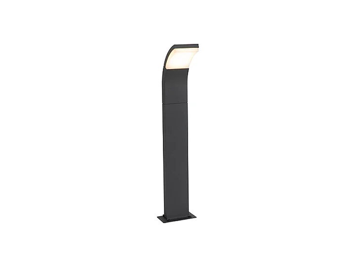 Mât d'extérieur moderne anthracite 60 cm avec LED IP54 - Litt