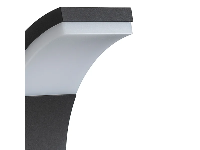 Mât d'extérieur moderne anthracite 60 cm avec LED IP54 - Litt