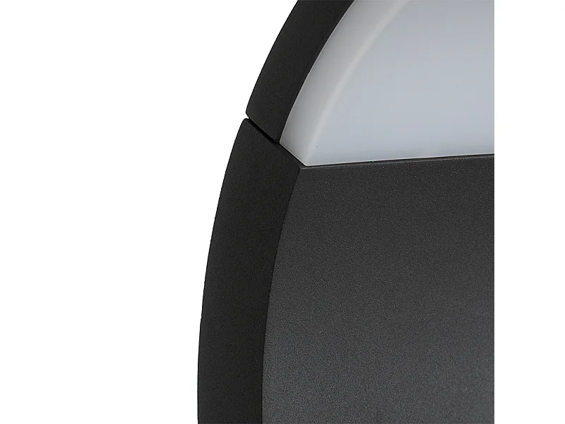 Mât d'extérieur moderne anthracite 60 cm avec LED IP54 - Litt