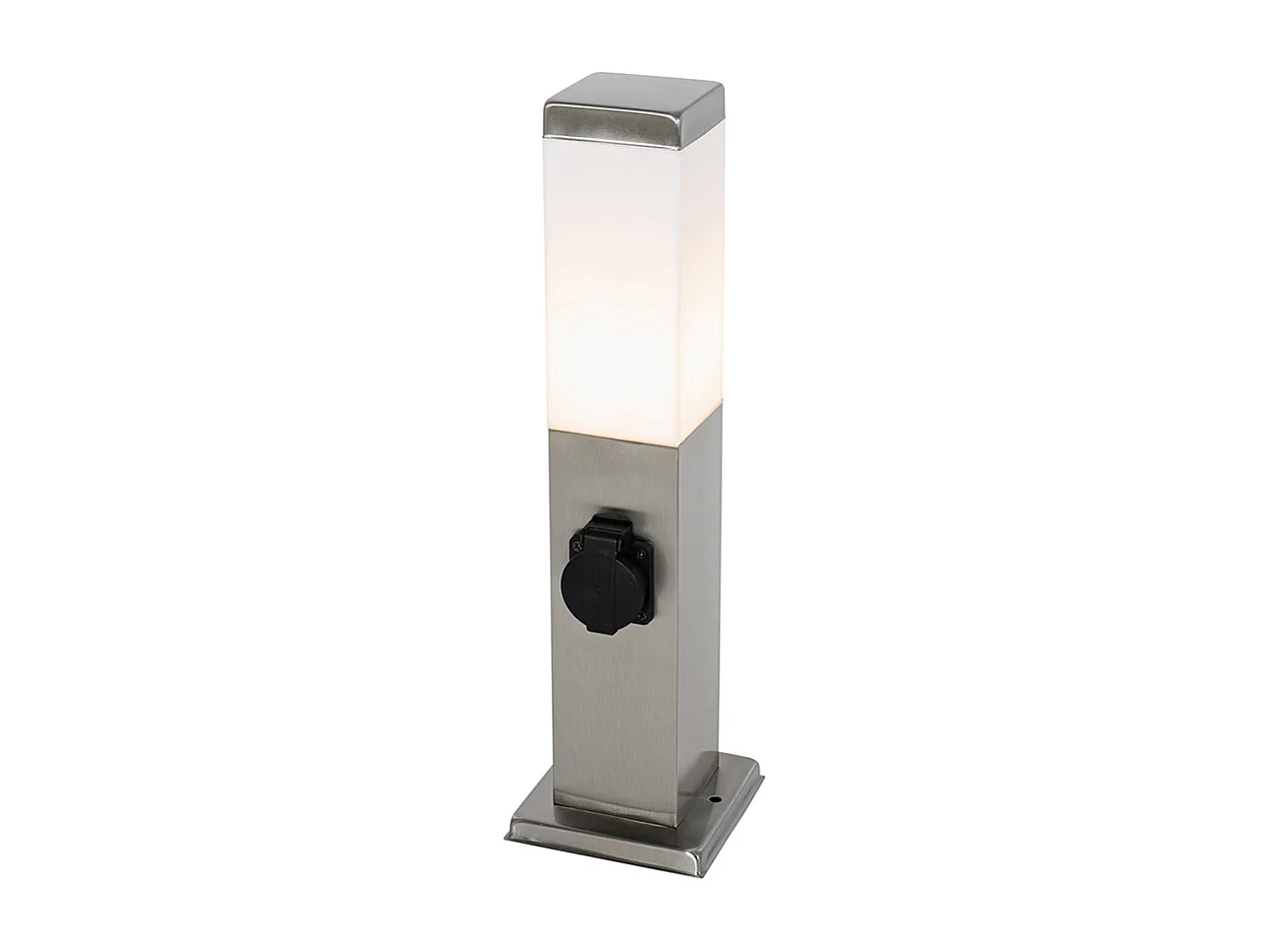Lampe d'extérieur moderne 45 cm en acier avec douille IP44 - Malios