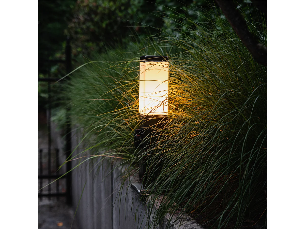 Lampe d'extérieur moderne 45 cm en acier avec douille IP44 - Malios