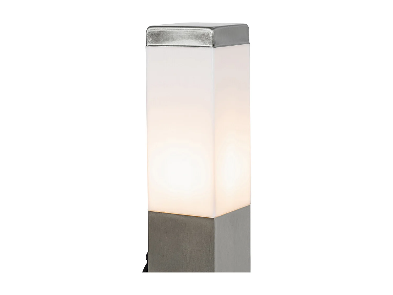 Lampe d'extérieur moderne 45 cm en acier avec prise IP44 - Malios