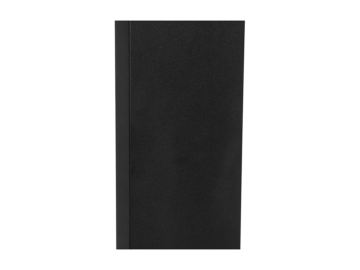 Lampadaire d'extérieur industriel noir IP44 - Femke