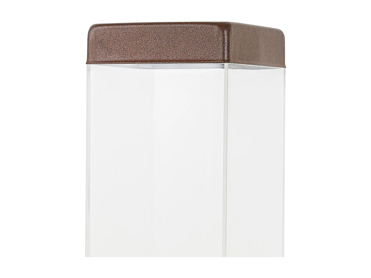 Lampadaire d'extérieur moderne marron rouille 80 cm - Malios