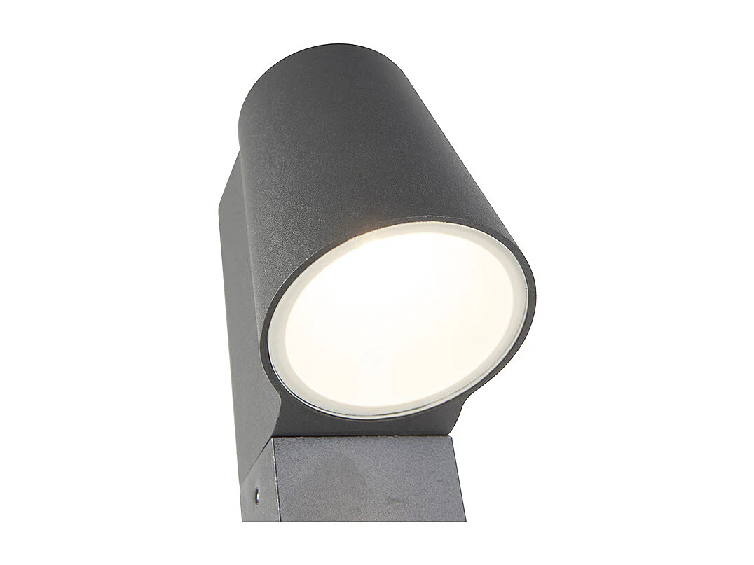 Lampe d'extérieur sur pied moderne anthracite avec LED - UMA