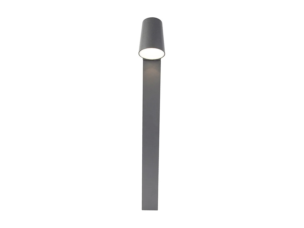 Lampe d'extérieur sur pied moderne anthracite avec LED - UMA