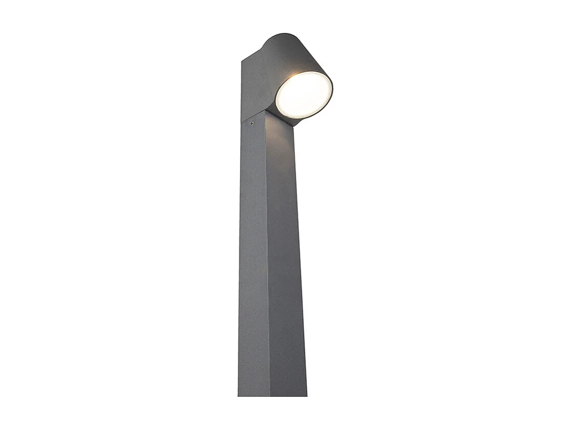 Lampadaire d'extérieur moderne anthracite avec LED - Uma