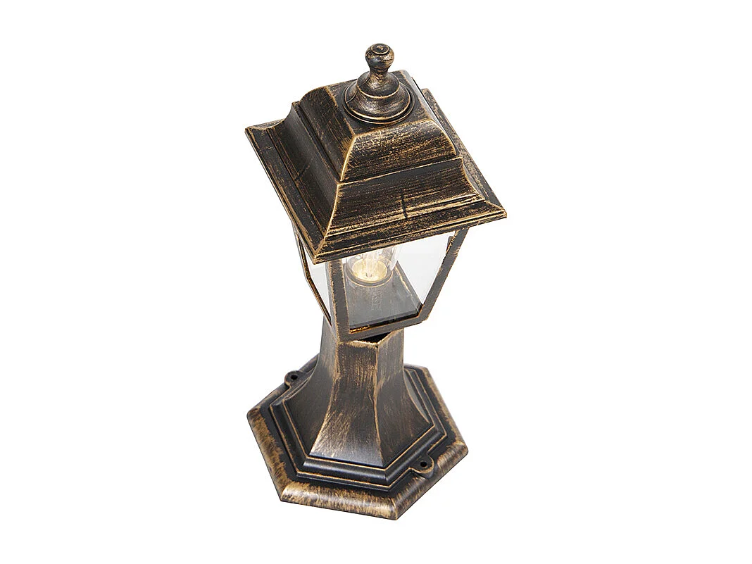 Poteau d'extérieur classique or 44 cm IP44 - Capital