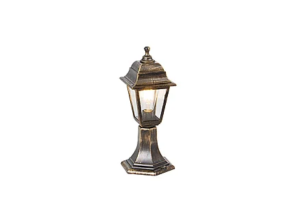 Poteau d'extérieur classique or 44 cm IP44 - Capital