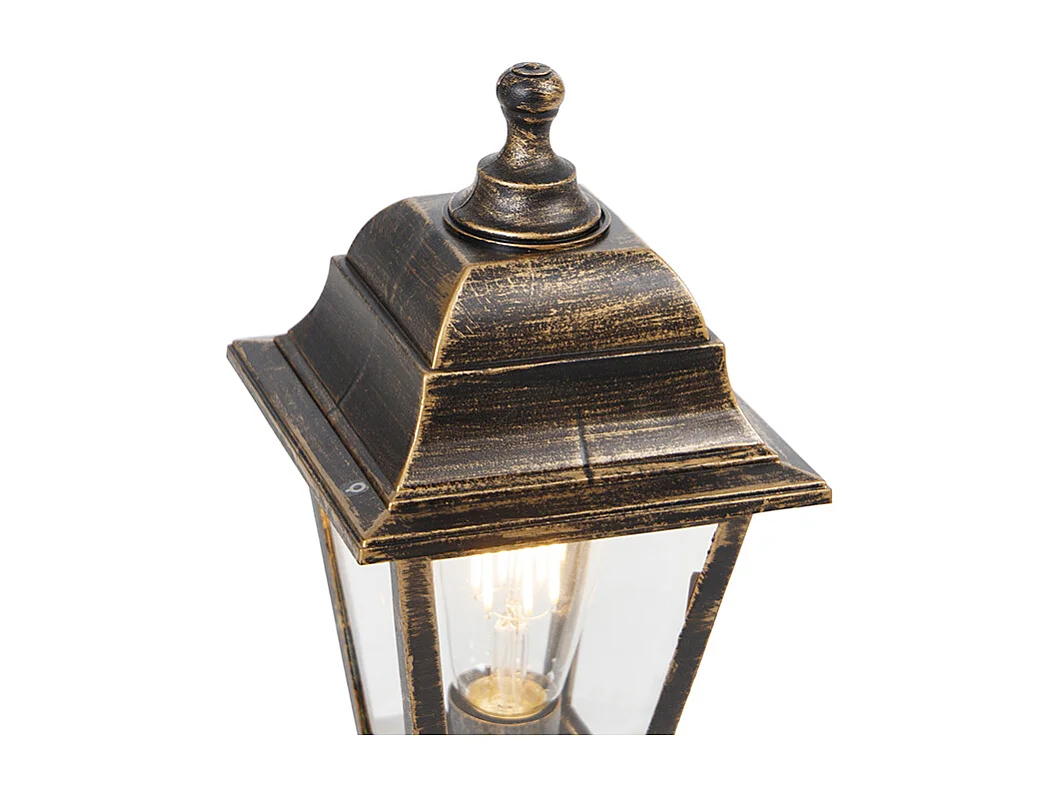 Borne d'extérieur classique dorée 44 cm IP44 - Capital