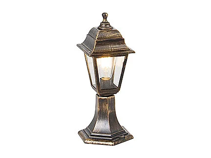 Borne d'extérieur classique dorée 44 cm IP44 - Capital