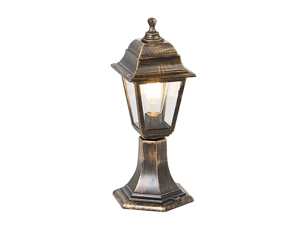 Borne d'extérieur classique dorée 44 cm IP44 - Capital