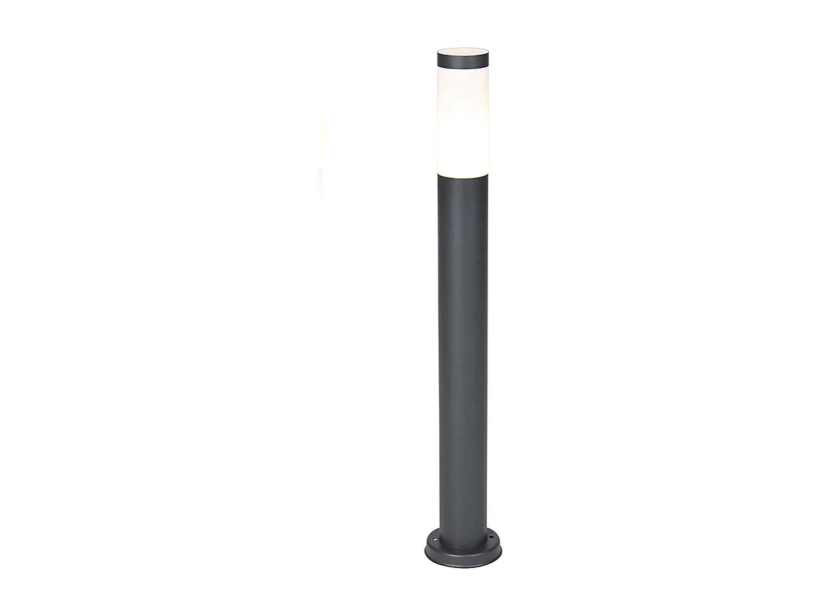 Borne d'éclairage extérieure gris anthracite 80 cm IP44 opale - Rox