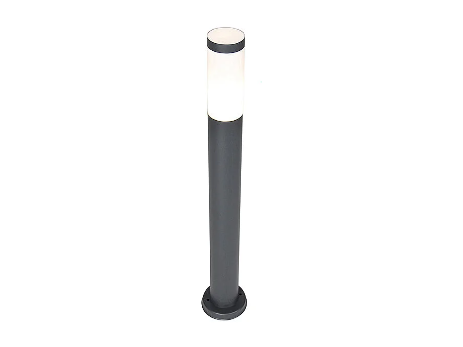 Borne d'éclairage extérieure gris anthracite 80 cm IP44 opale - Rox