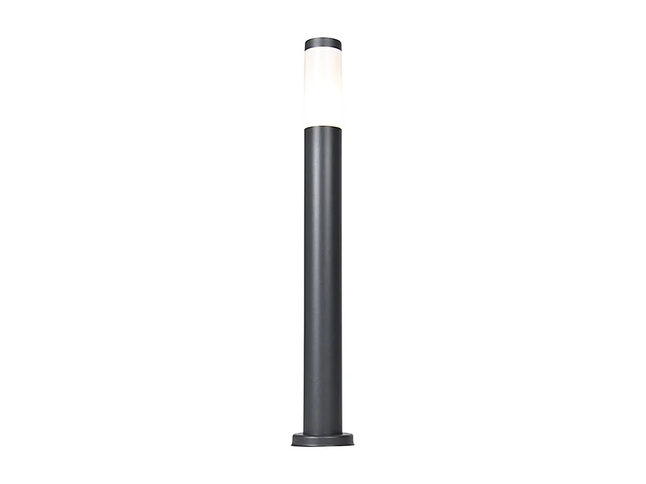 Borne d'éclairage extérieure gris anthracite 80 cm IP44 opale - Rox