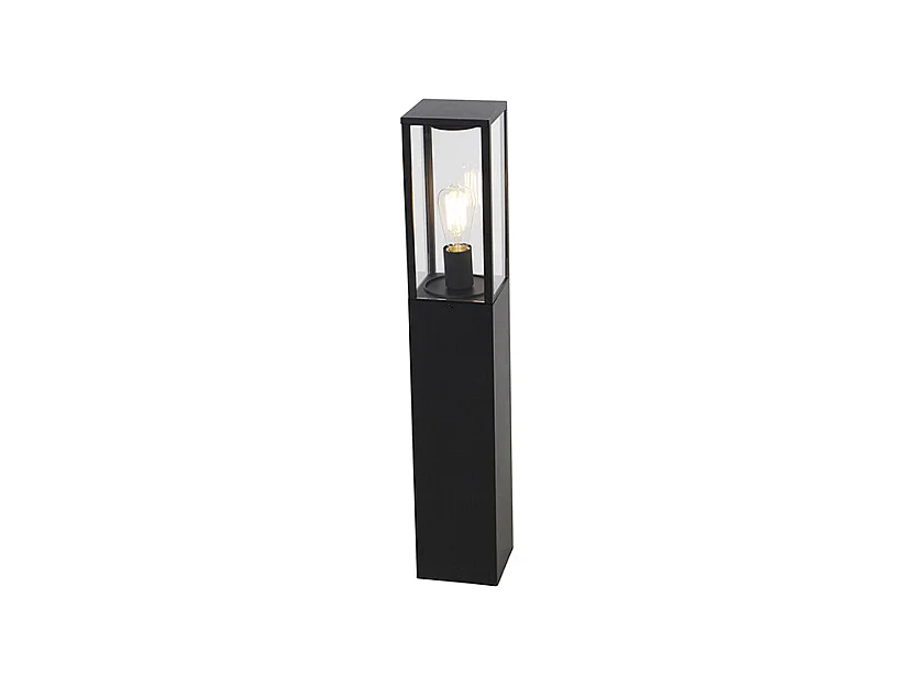 Lampadaire d'extérieur industriel noir 80 cm IP44 - Charlois