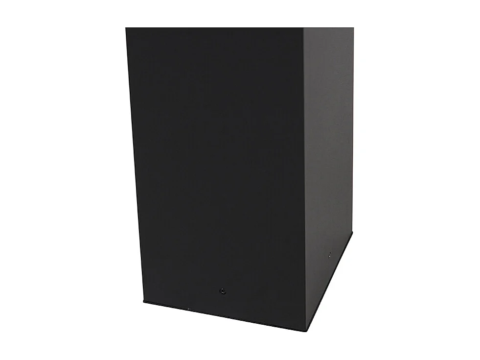 Lampadaire d'extérieur industriel noir 80 cm IP44 - Charlois