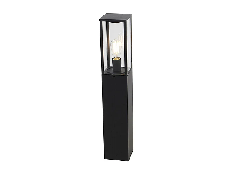 Lampadaire d'extérieur industriel noir 80 cm IP44 - Charlois