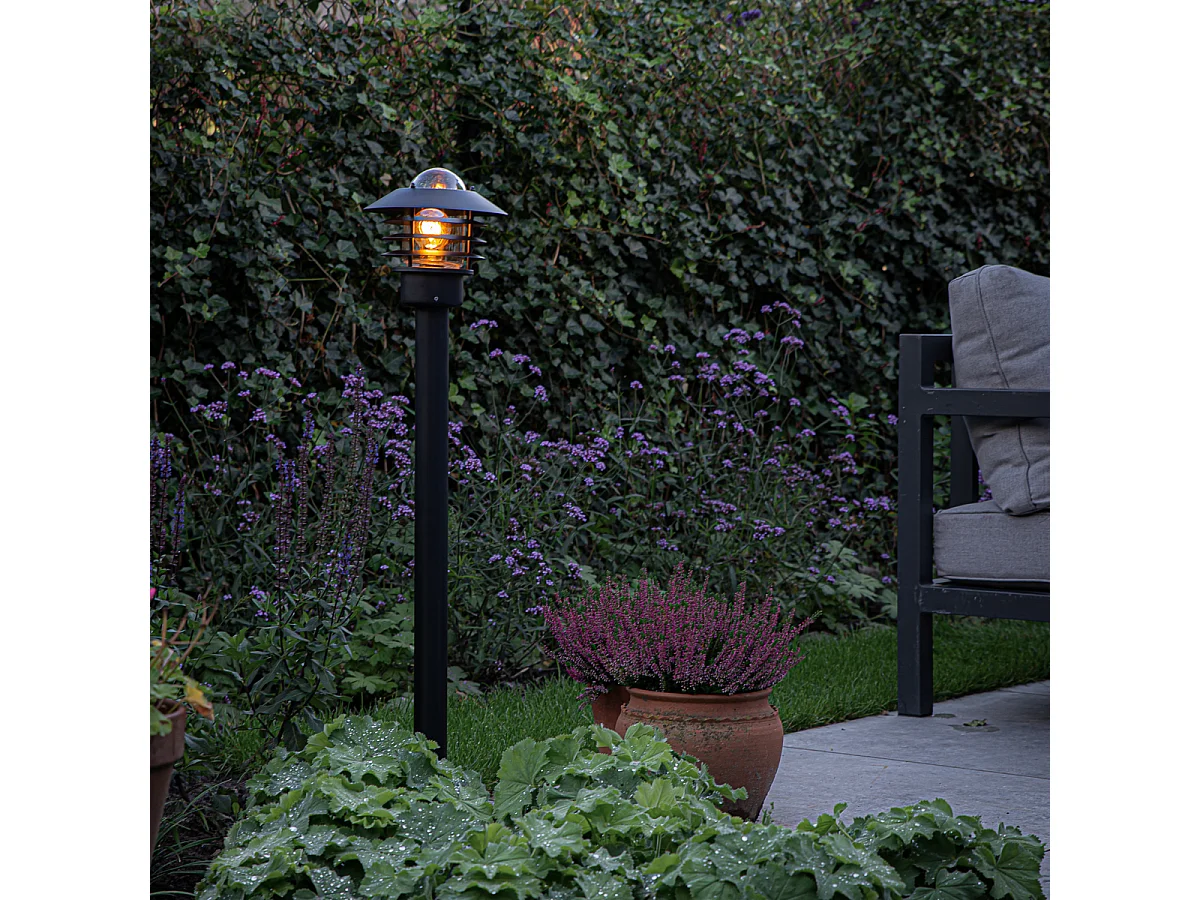 Lampe d'extérieur moderne noire 100 cm IP44 - Prato