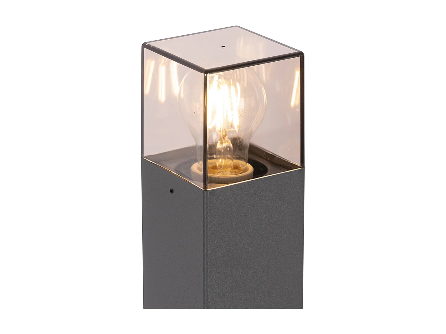 Lampe d'extérieur sur pied moderne 70 cm gris foncé IP44 - Danemark