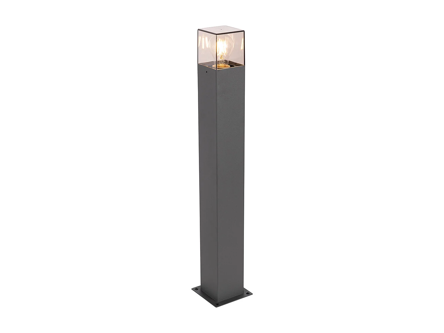 Lampadaire d'extérieur moderne 70 cm gris foncé IP44 - Danemark