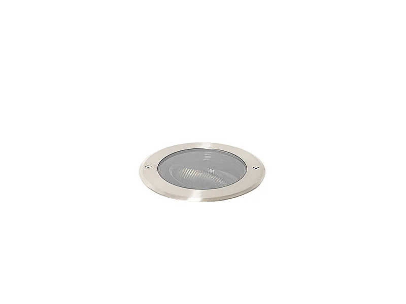 Ensemble de 6 spots encastrés acier AR111 orientables IP65 - Delux Honey