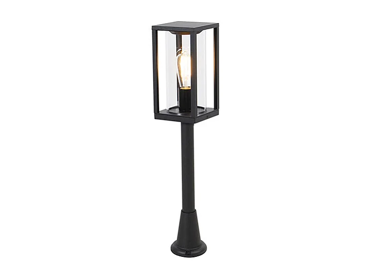 Lampadaire d'extérieur industriel noir 100 cm IP44 - Charlois
