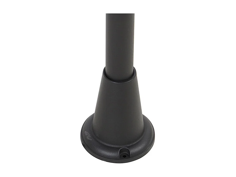 Lampadaire d'extérieur industriel noir 100 cm IP44 - Charlois