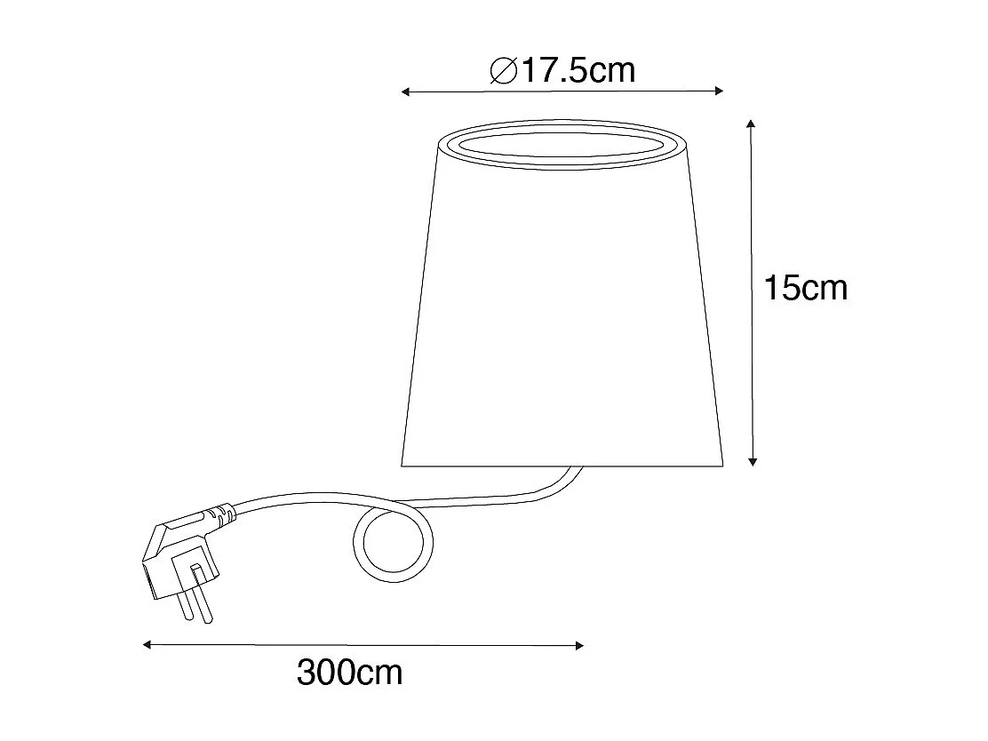 Projecteur de jardin moderne noir rond IP65 AR111 - Lennard
