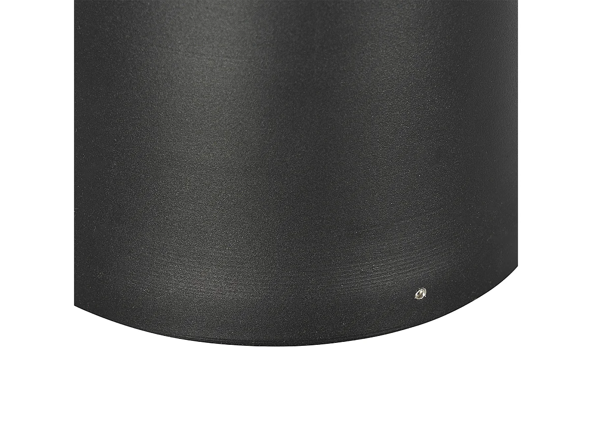 Projecteur de jardin moderne noir rond IP65 AR111 - Lennard