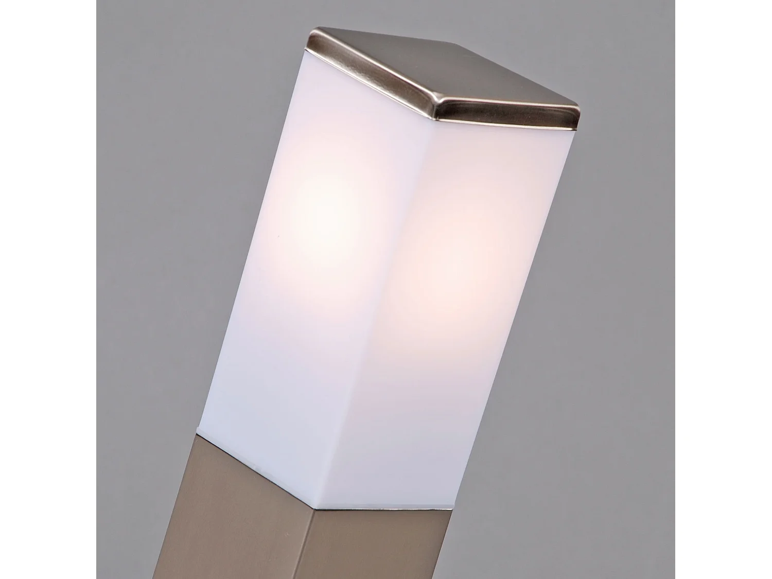Lampadaire d'extérieur en acier 45 cm IP44 - Malios avec piquet de terre et presse-étoupe