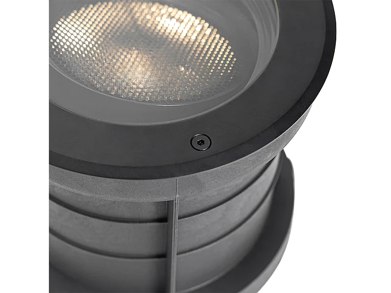 Spot encastré extérieur noir AR111 orientable IP65 - Delux Honey