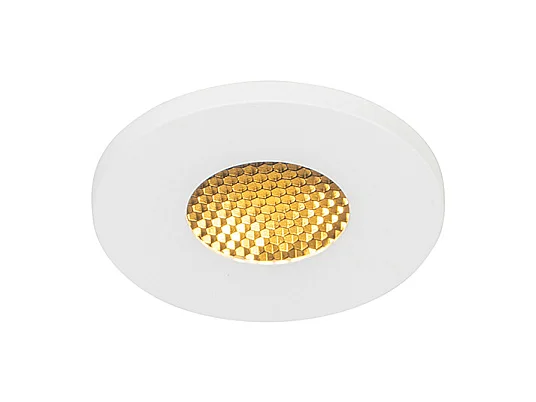 Spot encastré moderne blanc pour salle de bain IP54 - Shed Honey