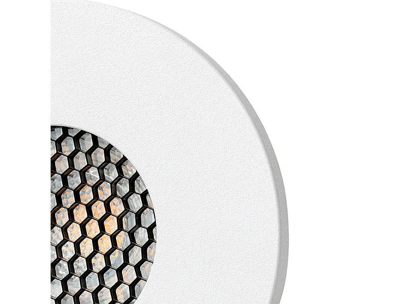 Spot encastré moderne blanc pour salle de bain IP54 - Shed Honey