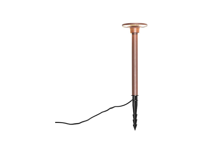 Spot à pointes moderne brun rouille avec LED IP54 - Skyf