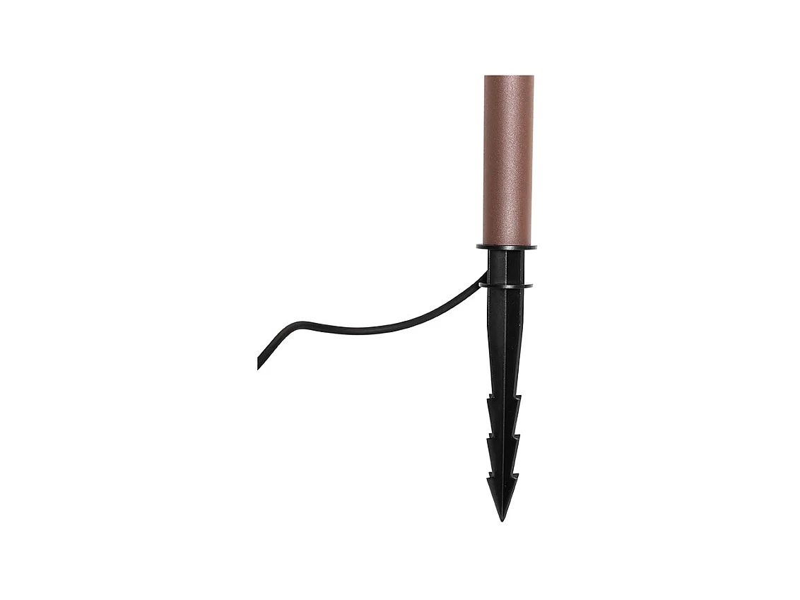 Spot à pointes moderne brun rouille avec LED IP54 - Skyf