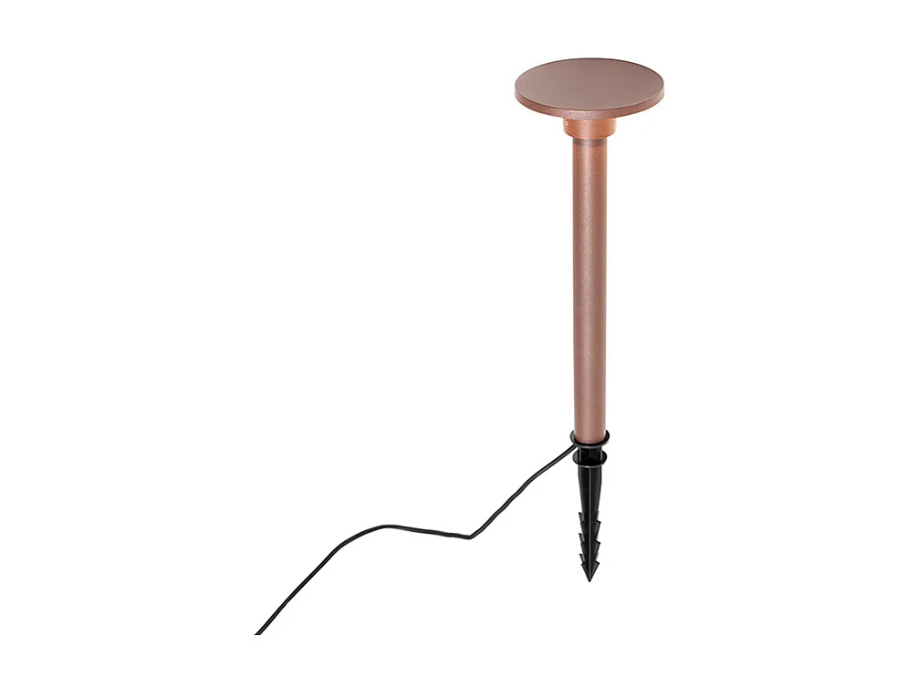 Spot à pointes moderne brun rouille avec LED IP54 - Skyf