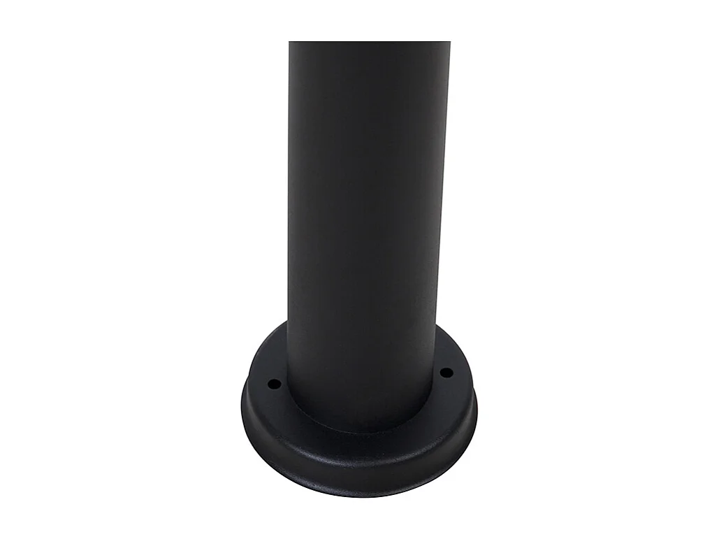 Lampe d'extérieur sur pied noire avec sphère transparente 100 cm IP44 - Sfera