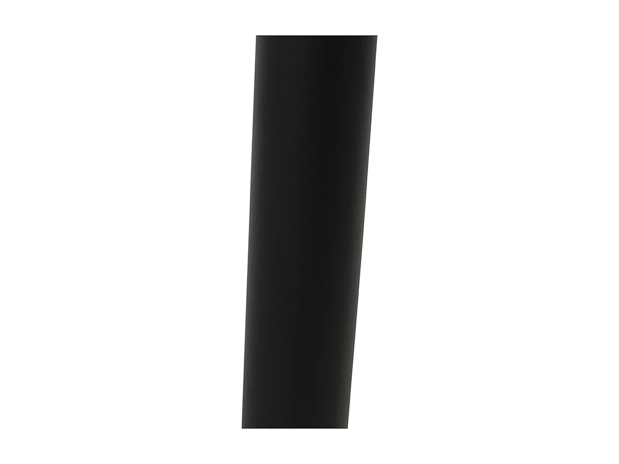Lampadaire d'extérieur noir avec globe transparent 100 cm IP44 - Sfera