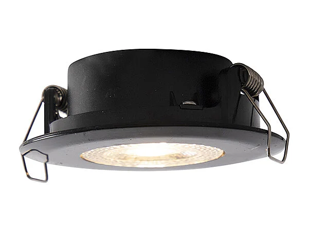 Spot encastré noir avec LED à 3 niveaux de gradation - Ulo