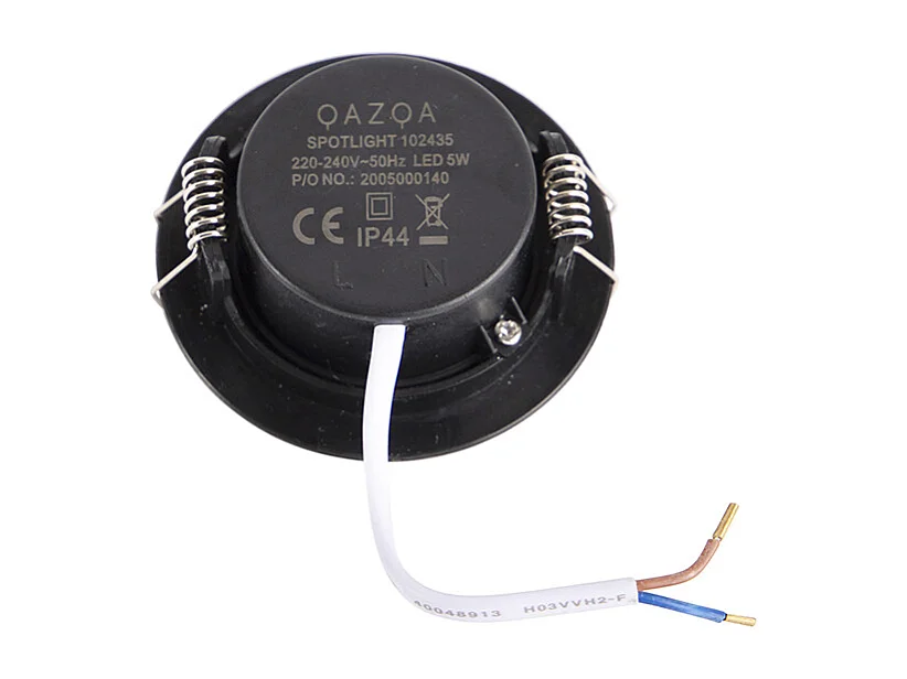 Spot encastré noir avec LED à 3 niveaux de gradation - Ulo