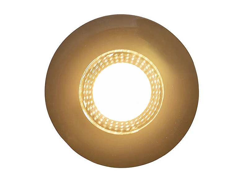 Spot encastré noir avec LED à 3 niveaux de gradation - Ulo