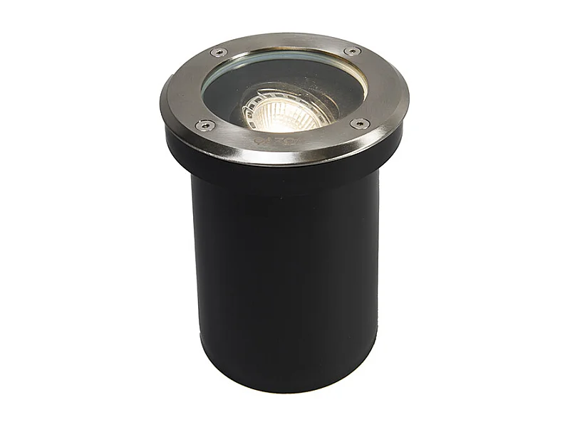 Spot de sol extérieur moderne en acier orientable IP65 - Delux